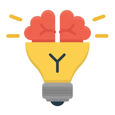 Rocket icon representing innovation